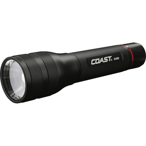 Flashlight G450 1400 lm Black LED AA Battery Black