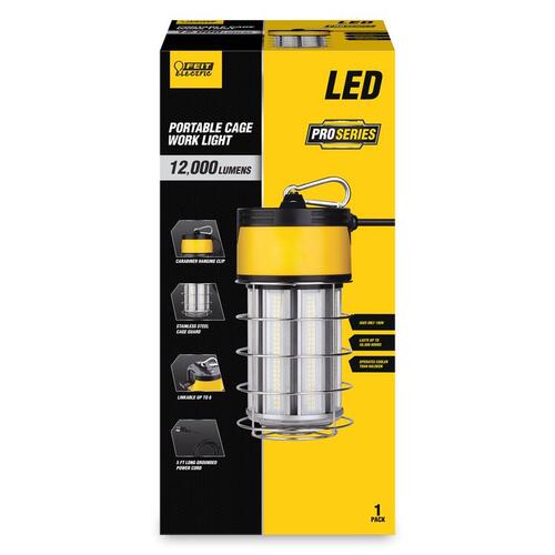 Feit Electric WORKCAGE12000PL Work Light Pro Series 12000 lm LED Corded String/Linkable