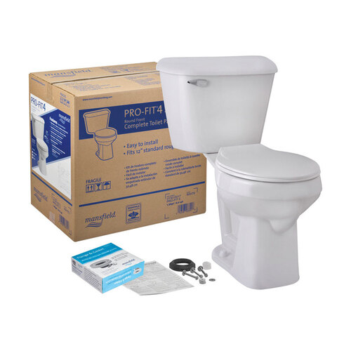 Complete Toilet Pro-Fit 4 ADA Compliant 1.6 gal White Round White