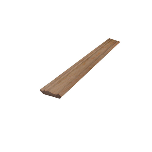 Alexandria Moulding 0W052-20096C1 Molding 9/16" H X 8 ft. L Prefinished Brown Pine Classic Prefinished
