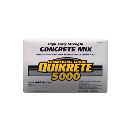Quikrete 100700 High Early Strength Concrete Mix 80 lb Gray