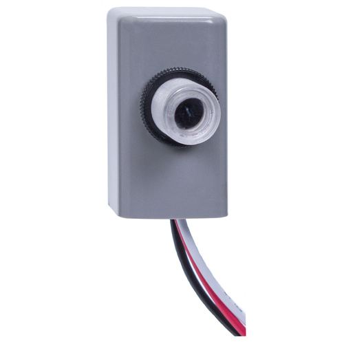 Intermatic EK4036SD89 Button Style Photo Control NightFox Gray Photoelectric Gray