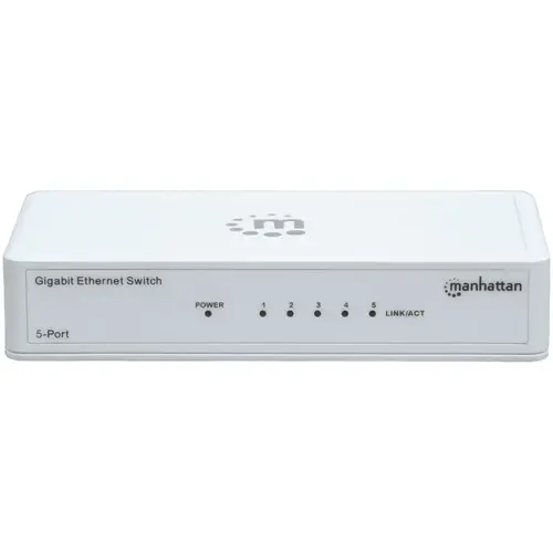 Gigabit Ethernet Switch-5 Port  White