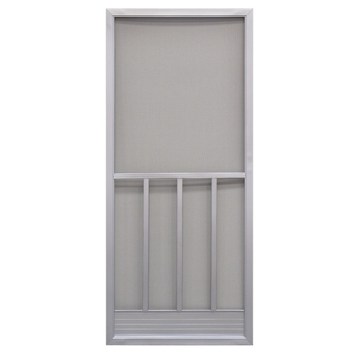 Screen Door 79-3/4" H X 35-1/4" W Promo Gray Steel Gray
