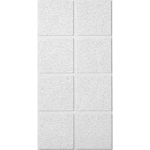 USG 829852-XCP6 Ceiling Tile Radar Illusion Non-Directional 48" L X 24" W 3/4" Shadow Line Tapered White - pack of 6