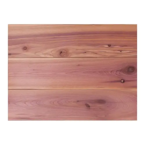 Wall Planking 48" L Unfinished Aromatic Cedar Edge-V Unfinished