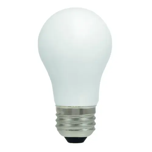 Natural LED Bulb, General Purpose, A15 Lamp, 60 W Equivalent, E26 Lamp Base, Dimmable, Frosted Pair