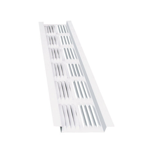 Master Flow LSV8W Continuous Soffit Vent 2" H X 23/4" W X 96" L Powder