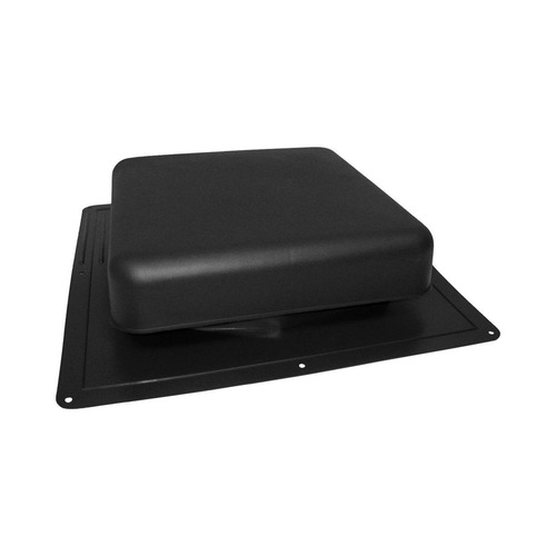 Master Flow RT65BL Roof Vent 4" H X 18" W X 18.5" L Black Resin Black