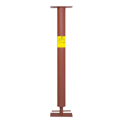 Marshall Stamping AC39003 Extend-O-Column Series Round Column, 9 ft to 9 ft 4 in Red