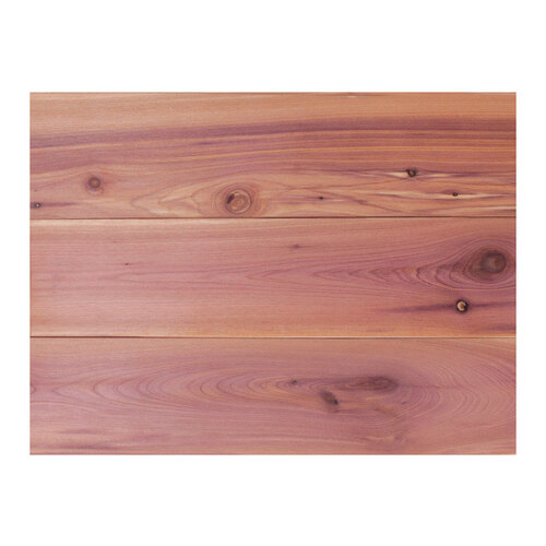 Wall Planking 48" L Unfinished Aromatic Cedar Edge-V Unfinished