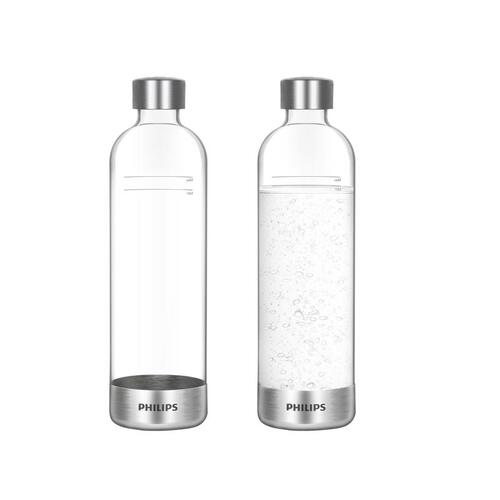 Philips ADD916/37 Carbonator Bottle Clear 1 L Clear Pair