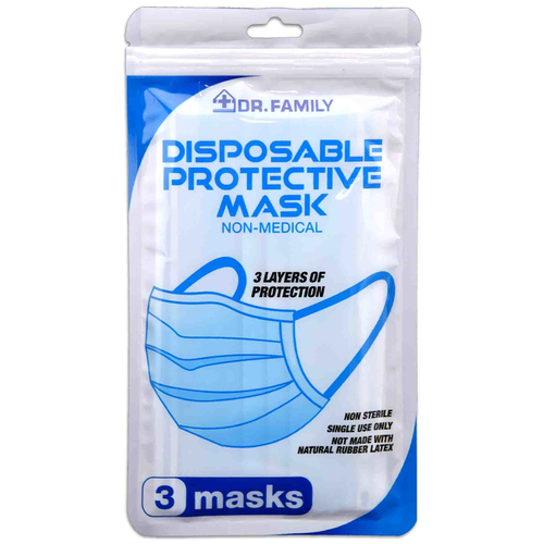 Dr. Family 702046 Face Mask Disposable
