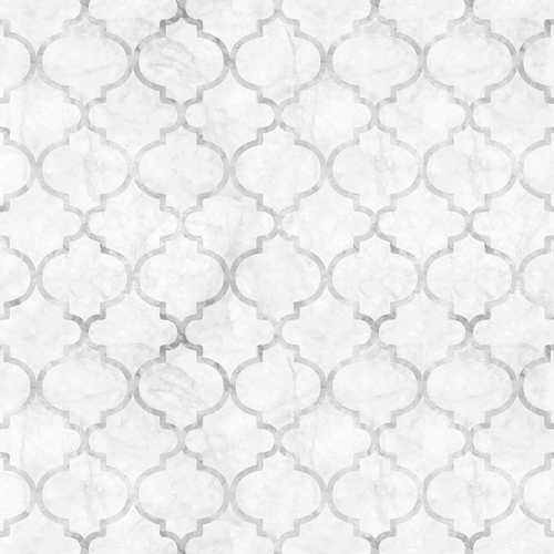 Con-Tact 04F-C7H9H-06 Shelf Liner 4 ft. L X 18" W White Moroccan Marble Non-Adhesive White