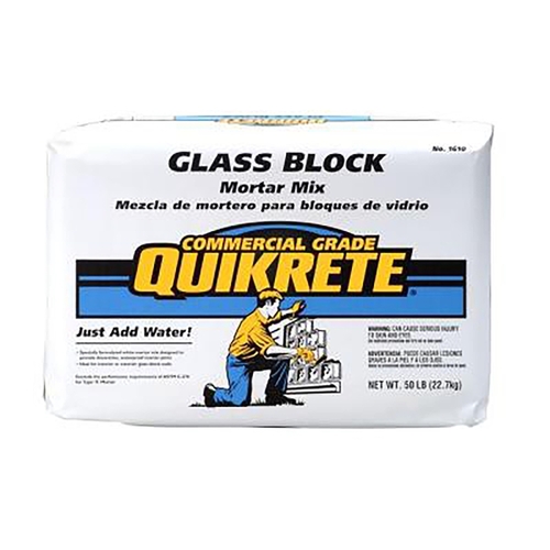 Glass Block Mortar Mix White 50 lb White