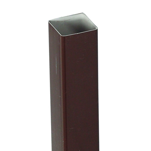 Downspout 2" H X 2" W X 120" L Brown Vinyl Contemporary Brown - pack of 6