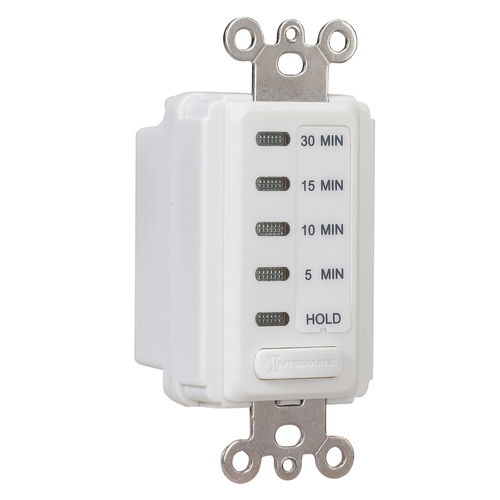 Intermatic EC200WK Digital In Wall Timer Indoor 120 V White White