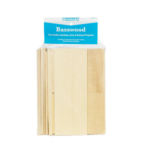 Midwest Products 17 Craft Wood, Basswood