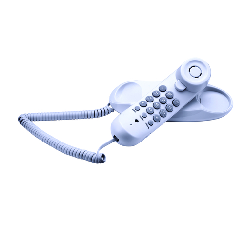 Telephone 1 Handle Analog White White