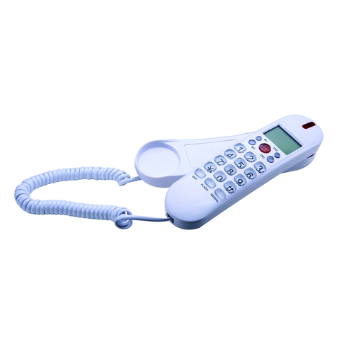 Telephone 1 Handle Analog White White