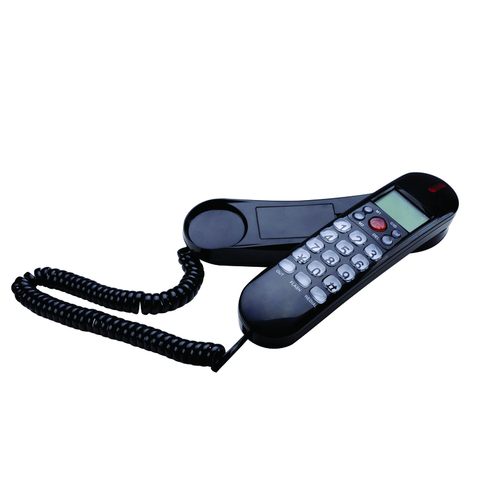 Telephone 1 Handle Analog Black Black