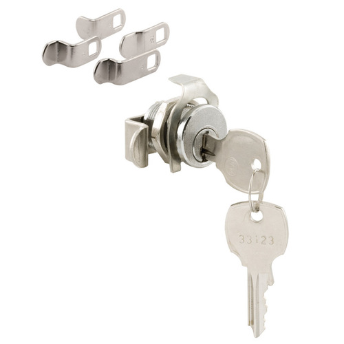 Mailbox Lock Brushed Nickel Steel Counter Clockwise Brushed Nickel