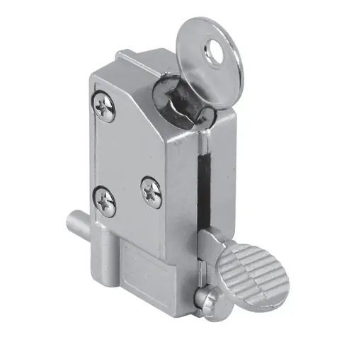 Sliding Door Lock Defender Security Aluminum Indoor Gray