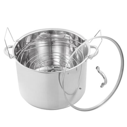 McSunley 620 Canner Stainless Steel 14.25" 21.5 qt Silver Silver