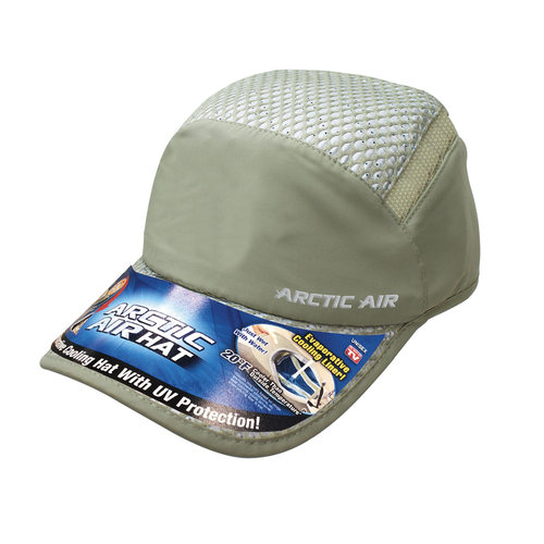 Arctic Air ACAP-CD6 Cap Arctic Hat Evaporative Cooling Polyester/Polyethylene Beige