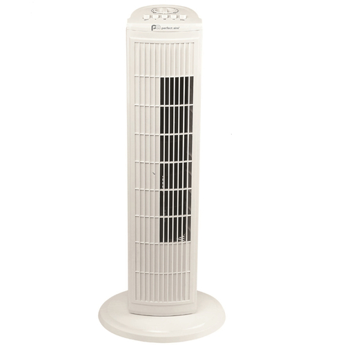 Tower Fan 30" H 3 speed Oscillating White