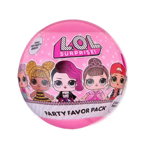 Surprise Ball Birthday Party Plastic Pink