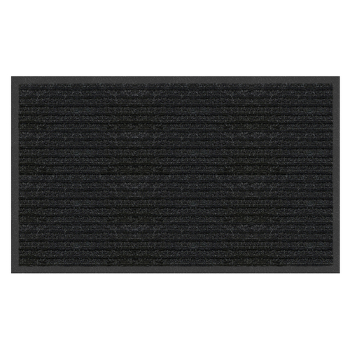 Utility Mat Platinum 4 ft. L X 6 ft. W Charcoal Ribbed Polyethylene Charcoal