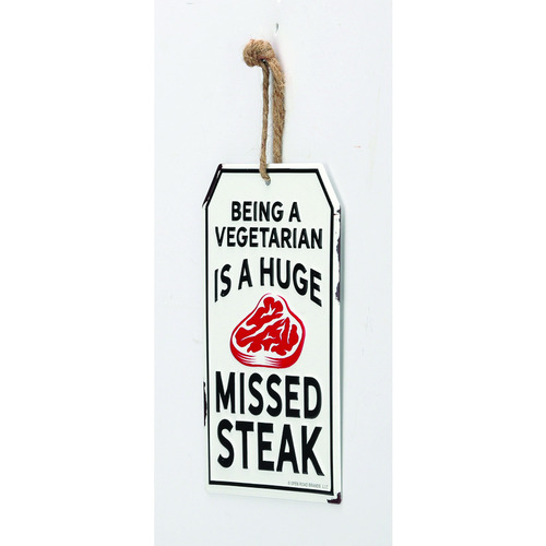 Wall Art Steak Metal