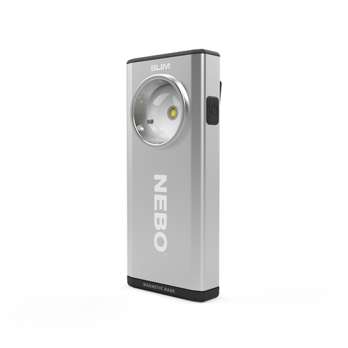 Nebo NEB-POC-0003 Silver Slim 500 Lumens Rechargeable Pocket Light
