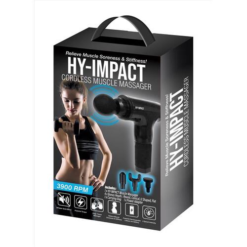 HY-Impact 03110 Massager Black Cordless Black