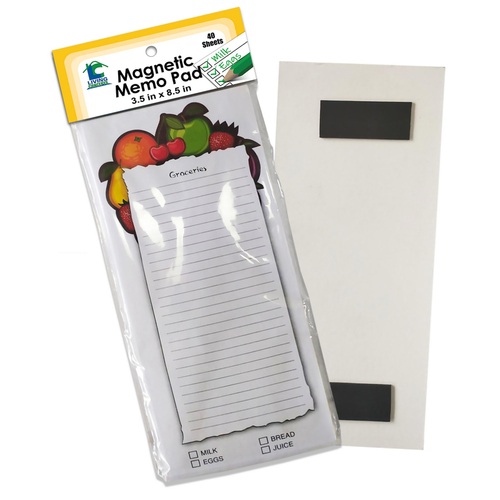 Living Concepts 221862 Memo Pad Magnetic White