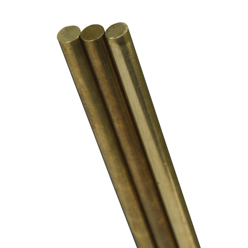 CRL 1161 Decorative Metal Rod, 3/32 in Dia, 36 in L, 260 Brass, 260 Grade