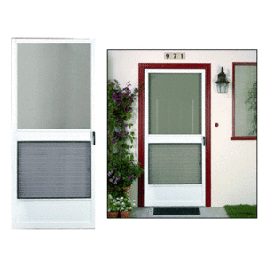 Crl 2013109204 Steelbreeze White 36 X 80 Steel Hinged Screen Door