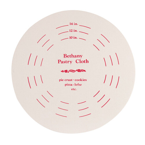 Bethany 500 Bethany 9 In. Dia. Pastry Board & Cotton Cloth Pair