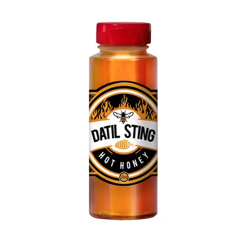 Honey World Market Datil Sting Hottest Chiles Pepper 12 oz Bottle - pack of 12