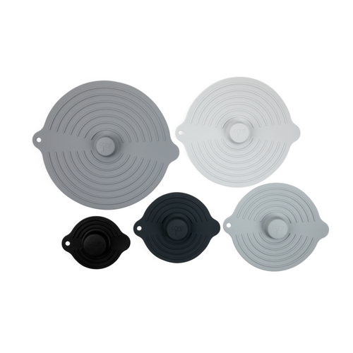 Core Kitchen AC29906 Suction Lid Set 4.72" W X 5.96" L Assorted Silicone Assorted