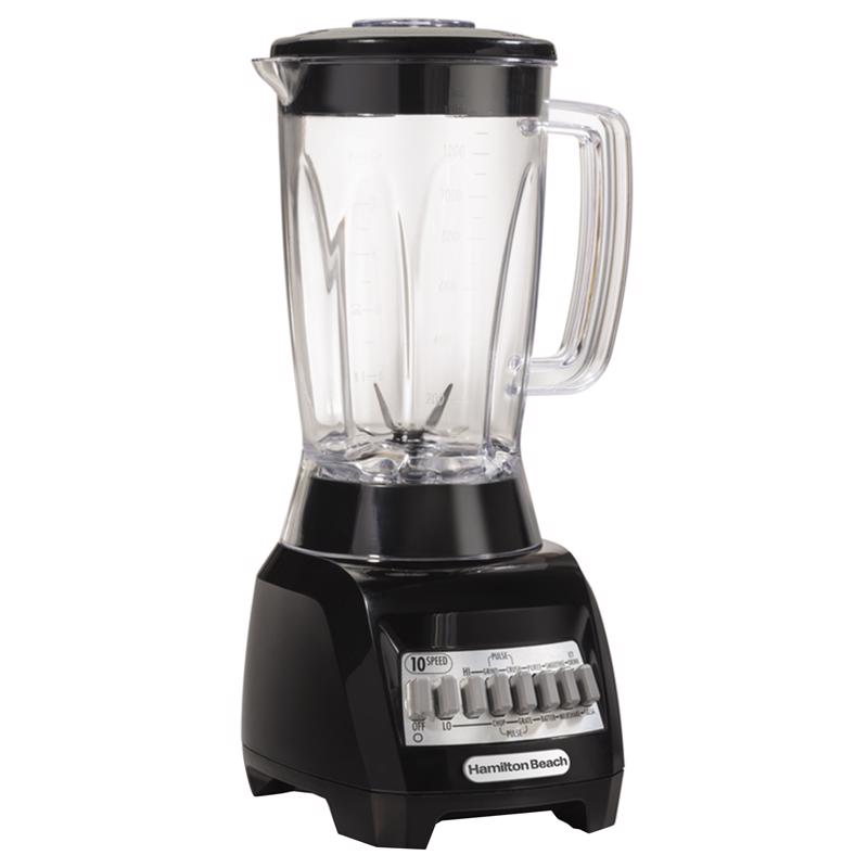 HAMILTON BEACH 50128 Blender Wave Maker Black Plastic 48 oz 10 speed Black