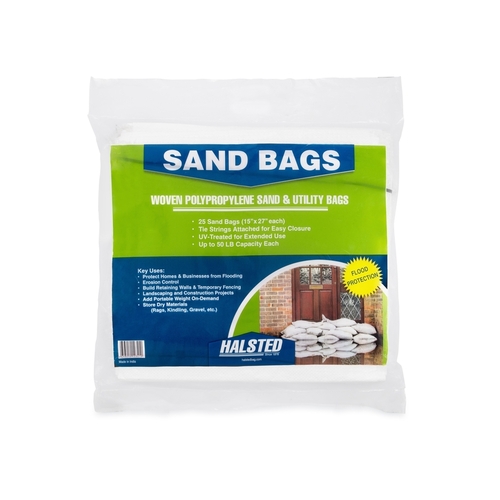 HALSTED 581527HUV Sand & Utility Bags White 50 lb White