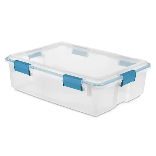 Latch Storage Box 7" H X 18" W X 24" D Stackable Clear