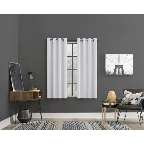 Blackout Curtains Norwich White 80" W X 63" L White