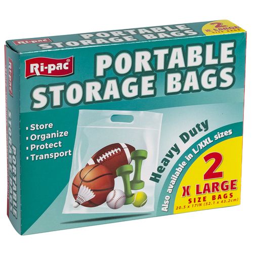 Ri-pac 27802T Storage Bag Clear Portable Clear