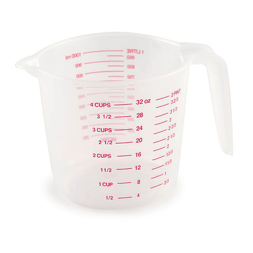 Norpro 3037 Measuring Cup Plastic Clear Clear