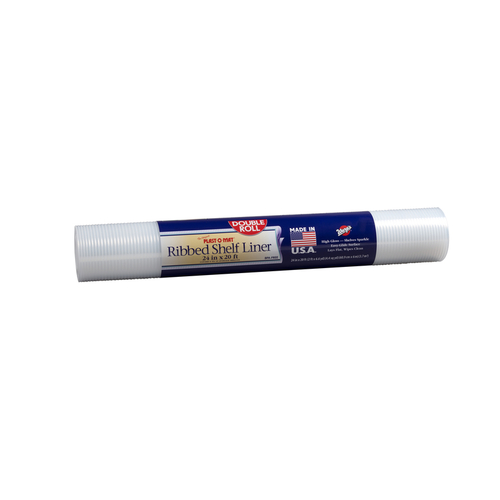 Floor Runner Plast-O-Mat 50 ft. L X 30" W White White