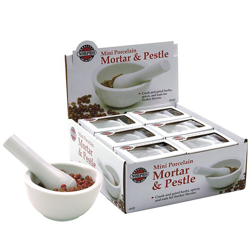 カメラ レンズ(ズーム) Norpro 691D Mini Mortar and Pestle White Ceramic 2 oz White