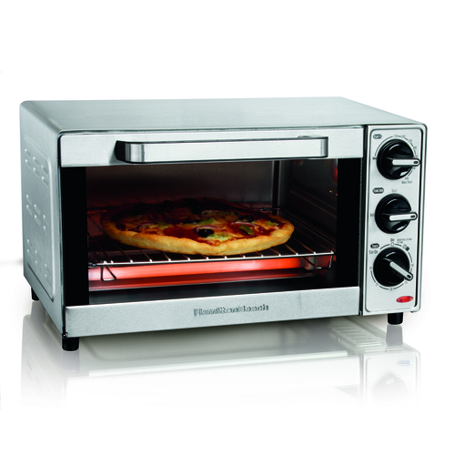 HAMILTON BEACH 31401 Toaster Oven Stainless Steel Silver 8.7" H X 11.5" W X 15" D Silver